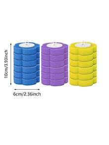 18 piezas/Set Cabezales de cepillo de inodoro desechables con solución de limpieza, paquete de repuesto de 3 colores mezclados, adecuado para sistema de limpieza de inodoro desechable, accesorios de limpieza de baño higiénicos, compatible con la mayoría de los cepillos de inodoro desechables, adecuado para uso doméstico y comercial - A - Ver 5