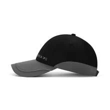 XTEP Black & Grey Patchwork Baseball Cap - Black and Gray - View 2