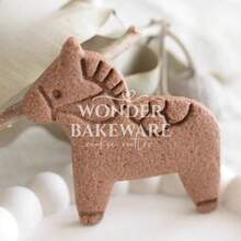Animal Pony Cookie Cutters Cute Horse Shape Biscuit Mold Fondant Embosser PLA Cake Decorating Tools Baking Supplies - Pink - View 4