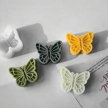 1pc Butterfly Series Silicone Mold, Candle, Plaster, Decoration Silicone Mold - White - View 7
