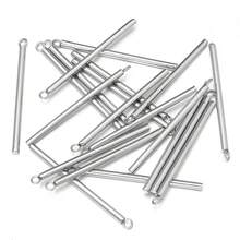 20个/包 不锈钢光滑圆柱吊坠带环，简约流苏耳环，项链，手链饰品DIY配件 - 柱子吊墜 - 查看 9