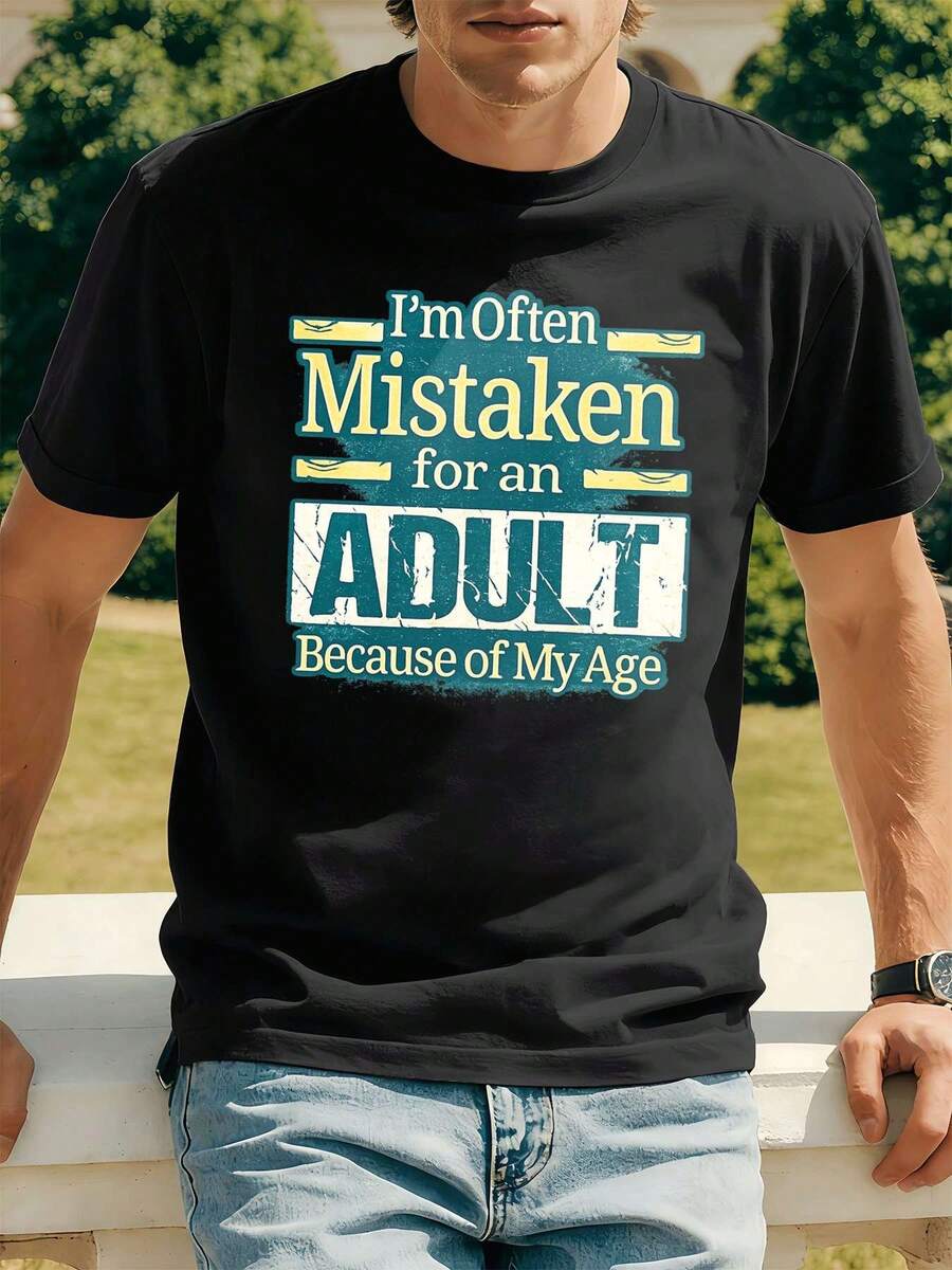 Camisetas masculinas - Preto - Ver 1