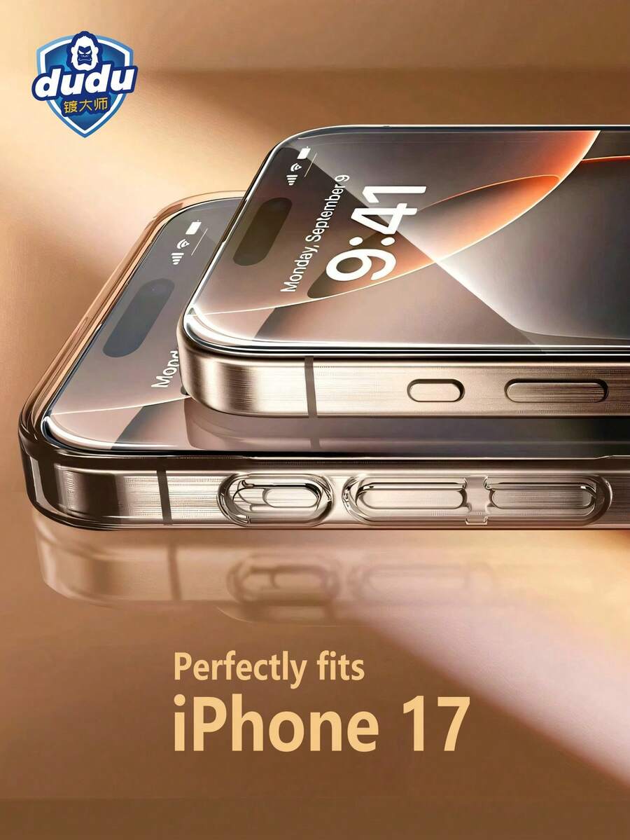 dudu Full Screen Coverage, Transparent Mobile Phone Screen Protector, Privacy Screen Protector Suitable For IPhone 17 Pro Max/17 Air/17 Pro/17/16 Pro Max/16 Plus/16 Pro/16/15 Pro Max/15 Plus/15 Pro/15/14 Pro Max/14 Plus/14 Pro/14/13 Pro Max/12/11/X/XS, Anti-Fall, Anti-Scratch, Anti-Dust And Fingerprint