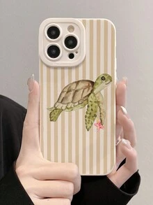 1个加厚防摔彩绘条纹海龟手机壳，兼容 17 Pro/17 Air/17/17 Pro Max/16/11/16 Pro/16 Plus/16 Pro Max/16 e/15 Pro Max/13/14/12/XS/XR/7G/8P，Galaxy A17/A07/S26/S26 Plus/S26 Ultra，Galaxy S25/S25 Plus/S25 Ultra/A16/A36/A26/A56/A50/A12 - 彩色 - 查看 2