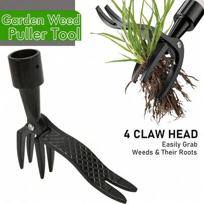 Accesorios de aireador de césped manual, deshierbador de pie, adecuado para jardín y césped, herramienta de jardinería resistente para compactación del suelo y salud del césped