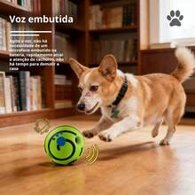 Brinquedos cães, duráveis ​​e mastigáveis, ajudam a limpar os dentes; bola para gatos que emite som ao rolar - 8cm - Visão 3