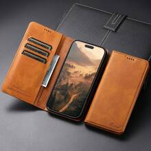 SUTENI Faux Leather Card Holder Wallet Case With Kickstand & Magnetic Closure, Compatible With IPhone 17 Pro Max 16 Plus 15 Pro 14 13 12, Unisex Gift For Family And Friends - Multicolor - View 42