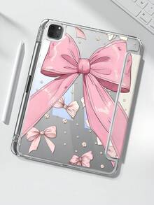 Ốp lưng hai mặt bằng acrylic trong suốt hình nơ hồng hoạt hình tinh tế và đáng yêu này có khả năng chống sốc và bền bỉ, phù hợp với iPad thế hệ thứ 7, 8 và 10 (10.2 inch). Sản phẩm có khe cắm bút tích hợp, hỗ trợ chức năng ngủ/thức và nhiều chế độ giá đỡ gập. Đây là một lựa chọn quà tặng lý tưởng. - Nhiều màu - Xem 1