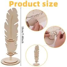 Feather Shaped Pen Holder, Pen Stand, Office Desk Organizer, Pen Case - Feather Shape - View 8