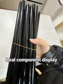 Over Toilet Storage Rack - 3-Tier Stainless Steel Bathroom Organizer With Adjustable Shelves, Waterproof Space-Saving Rack For Toilet Paper, Towels, Toiletries (No Drill Installation) - 黑色 - 查看 3