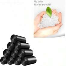 5 Rolls (75pcs) Disposable Garbage Bags, Household Kitchen Storage Trash Bags, Cleaning Garbage Bags, Plastic Bags, Multi-Purpose - Multicolor - View 3