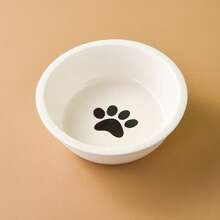 陶瓷宠物食碗 - 爪印/鱼骨图案，猫狗通用。可爱图案（爪印、鱼骨）+多种颜色可选：适合猫狗；光滑陶瓷材质：易于清洁，呵护宠物。适用于干粮/湿粮。是宠物日常用餐的理想之选。超萌宠物食碗！ - 250ML - 查看 6