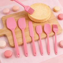 12pcs Rubber Scraper Set, Includes Silicone Bowl Scraper And Flat Baking Scraper Spoon, Suitable For Kitchen Use, Made Of Flexible Heat-Resistant Material, Meets Various Cooking Needs. - View 5