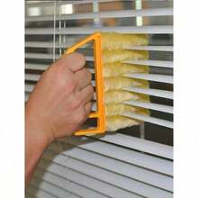 2pcs/Set Handheld Blind/Car Window Cleaner, Vent Cleaner, Curtain Duster With Removable Microfiber Cover For Convenient Cleaning, Air Conditioner, Car Vent, Fan Slot Cleaner, Home, School, Hotel, Christmas Cleaning Tool (2pcs/1pc Available) - C - View 1