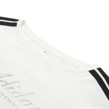 Adidas 女士T卹DCE LS TEE舒適日常休閒簡約漢玉白色T袖2026春秋款短款設計戶外運動長袖T卹KX8971 - 漢玉白 - 查看 3