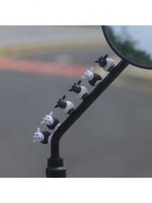 Cute Little Lamb Electric Vehicle Decoration Accessory For Car Interior Hollow Tabletop Piece Rearview Mirror Decoration Little Lamb Piece General Piece Little Lamb Piece Decoration - A - View 1