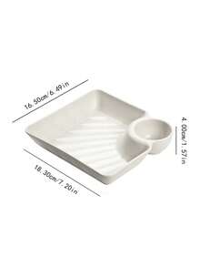 4个/5个装塑料蘸酱盘，甜点托盘，小吃拼盘，适用于盛放水果、饺子、薯条、寿司等，适用于家庭、餐厅、派对、舞会、办公室，父亲节礼物，母亲节礼物，送给朋友、男女朋友、家人、老师、同事的礼物，万圣节礼物，圣诞节礼物 - 彩色 - 查看 12