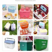 1件 6QT 保溫保冷箱，便攜式戶外保冷箱，適合露營與公路旅行，精巧禮盒，適用於國際婦女節、春季、復活節、母親節、開齋節、情侶禮物、世界盃禮物 - A - 查看 5