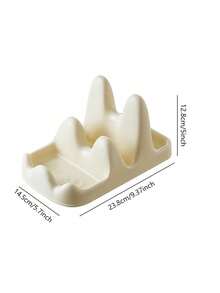 Thickened Pot Lid Holder, Stand-Up Spatula And Soup Spoon Rack, Kitchen Countertop Household Cutting Board Storage Rack, Stable Lid Rest - View 6