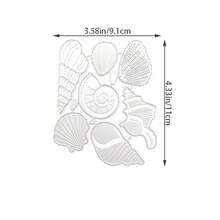 Shell Metal Cutting Dies, Card Making Set, Embossing Paper Molds, Paper Cutting Dies, Scrapbooking Tools, Storage Bag, Related Supplies - DX406 - View 8