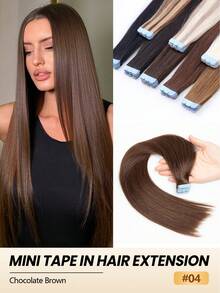 Extensiones de cabello humano - Multicolor - Ver 25