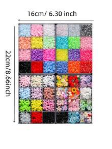 4盒混色水钻卡通蝴蝶结，夏威夷花朵美甲装饰，3D可爱水果蝴蝶结镊子和胶水，适用于美甲艺术、手工制作、服装和织物装饰、DIY美甲配件 - 彩色 - 查看 6