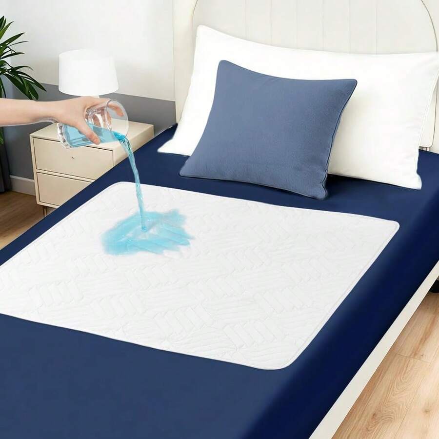 DUJUIKE Reusable Waterproof Changing Pad,Washable, Anti-Slip Absorbent, Waterproof Washable Mattress Protector, Suitable For Women During Menstruation, Incontinence, Bedwetting, Also Suitable For Adults And Elderly