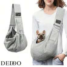 Pet Puppy Carrier Bag Cats Puppy Outdoor Travel Dog Shoulder Bag Single Comfort Sling Handbag Tote Pouch - Multicolor - View 1