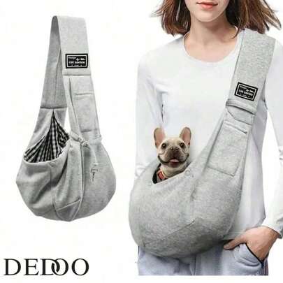 Pet Puppy Carrier Bag Cats Puppy Outdoor Travel Dog Shoulder Bag Single Comfort Sling Handbag Tote Pouch