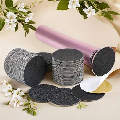 50 Pieces Of Nail Polish Foot-Polishing Replaceable Grinding Sand Discs, Hand And Foot Dead Skin And Keratin Grinding Heads, Nail Shaping Tools For Manicures And Nail Removal Tools