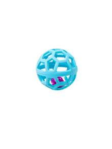 TPR Hollow Rattle Ball Pet Toy With Bell, Chew Resistant Puzzle Toy For Dogs And Cats, Pet Supplies - Multicolor - View 10