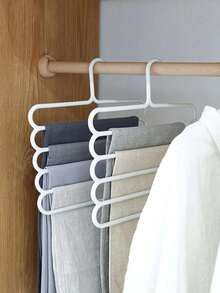 1pc Multi-Functional Scarf Rack, 5-Tier Plastic Non-Slip Scarf/Shawl Organizer Holder - Multicolor - View 8