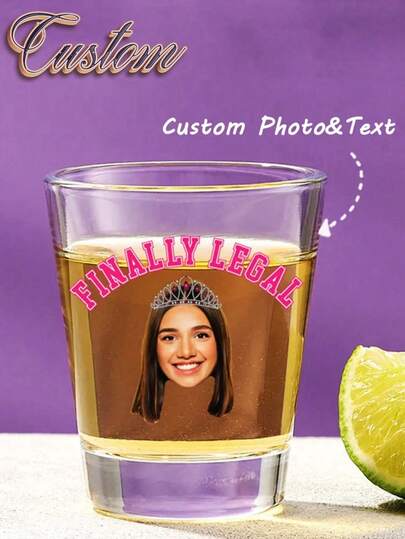 Custom Photo Wine Glasses, Personalized Photo And Text Customization, Custom Photo Shot Glass, Shot Glass With Picture, Shot Glass With Picture, Custom Shot Glass,Custom Birthday Shot Glasses,Custom Birthday Shot Glass, Personalized Photo Shot Glass, Custom Photo Shot Glass,Multi-Functional, Bachelorette Funny Shot Glasses, Party Favor, Grooms Face For Bride, Girls Trip, Bachelor Party Gift