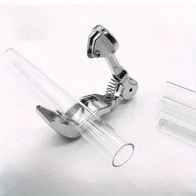 Precision Mini Glass Tube Cutter - Easy To Use And Durable For Beer And Wine Bottles, Scientific Pipeline Tool - Silver