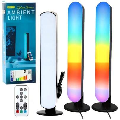 USB供电RGB氛围灯，带音乐同步和定时功能，适用于游戏室、卧室、生日礼物、派对和婚礼装饰。