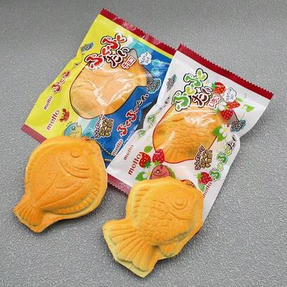 逼真日式章鱼烧慢回弹捏捏乐，创意悬挂式减压玩具