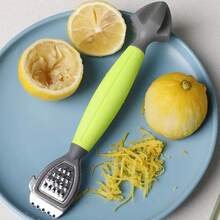Kitchen Lemon Peeler With Soft Handle, Lemon Zester, Fruit Juicer, Cheese Grater, Lemon Zester, Citrus Juicer, Lemon Peeler And Zester, Kitchen Tools, Kitchen Accessories, Bar Supplies - Multicolor - View 5