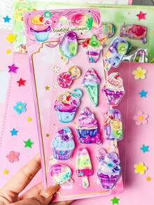 Cute And Lightweight Water-Based Stickers Create A Light And Soft Atmosphere, Adding A Fashionable Touch To Your Daily Accessories Such As Smartphones, Tablets, Laptops, And Card Holders. - Multicolor - View 14