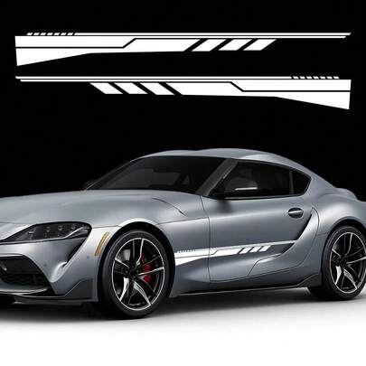 Car Door Side Stickers For Supra JZA80 GR Graphics Stripes Kit Decor Decal Vehicle VInyl Cover Auto Tuning Accessories