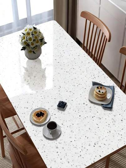 1 Rollo de papel tapiz de mármol blanco brillante, papel tapiz autoadhesivo y removible con diseño de mármol para encimeras, resistente al agua, fácil de limpiar, para decoración de baño/cocina/gabinetes