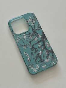 Plum Blossom Pattern Anti-Drop Phone Case, Suitable For IPhone 16/15/14 Plus/13/12/11/16/15/17 Pro Max, Stylish Protective Cover - Plum Bossom - View 2
