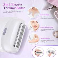 2-In-1 Women's Electric Hair Removal Device With LED Light And USB Charging, Suitable For Legs, Armpits, Bikini Line And Full Body - View 7