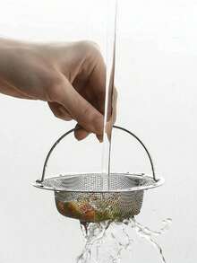 1/3/5/10pcs Stainless Steel Kitchen Sink Filter, Food Catcher, Suitable For Most Sink Drains, Kitchen Accessories,Hotel Kitchen And Restaurant Gadgets - Silver - View 3
