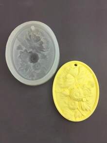 Chrysanthemum, Butterfly, Heart, Cherry Blossom Silicone Mold Pendant, Aromatherapy Plaster Mold Pendant - A-White - View 2