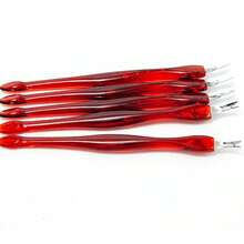 10pcs Stainless Steel Cuticle Pusher & Remover, Nail Care Tools - Multicolor - View 5