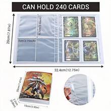 pokemon 240pcs/400pcs Card Album, Cartoon Anime Card Collection Book, Hawaiian Dragon Game Card VMAX GX EX Storage Folder, Toy Gift - Card Album - View 8