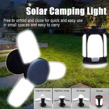 Solar Powered Outdoor Foldable Wall Light, USB Rechargeable Camping Lantern, Home Lighting, Emergency Lamp, Portable Bright Light - Hand Lantern - View 4