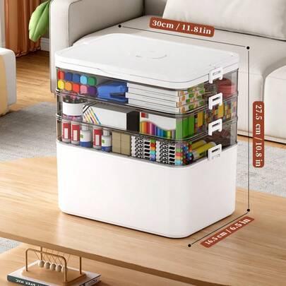 Medicine Cabinet, Stationery Storage, Multi-Functional Multi-Layer Options, Family Pack Medicine Cabinet, Storage Box, Household Thickened Multi-Layer Large-Capacity Extra-Large Medicine Classification And Organization Storage Box