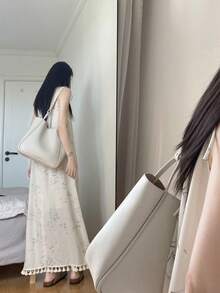 Women Maxi Dresses - White - View 5