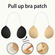 1pc Women's Adhesive Strapless Push-Up Silicone Bra Lift Invisible Bra Cups, Versatile Lingerie With Detachable Halter, Suitable For Backless Dresses, Bridal Gowns, Swimwear, Cosplay - Multicolor - View 15